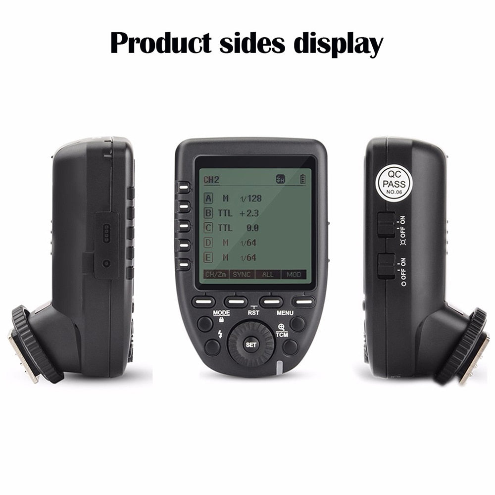 Godox Xpro TTL Wireless Flash Trigger 1/8000s HSS TTL-Convert-Manual Function Large Screen Slanted for Canon Nikon Sony Olympus